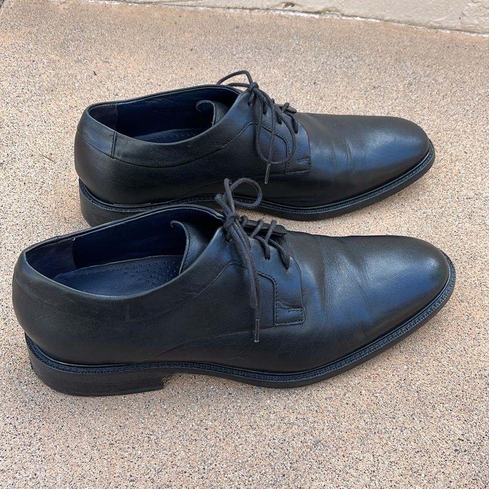 Cole Haan Black Oxford Dress Shoes Mens 
Sz 8.5 M Classic Wedding Formal Laces
